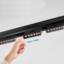 Magnetic rail 20mm integration 48V - 2 meters