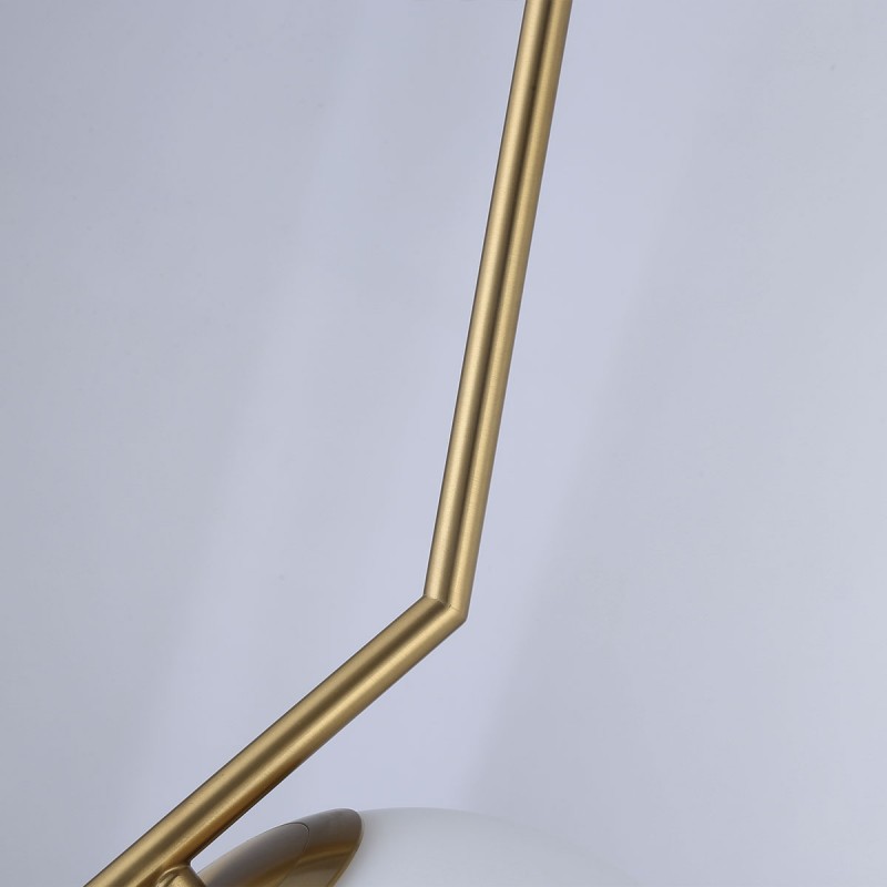 Crystal ball pendant light "HERMI" - E27