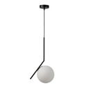 Crystal ball pendant light "HERMI" - E27