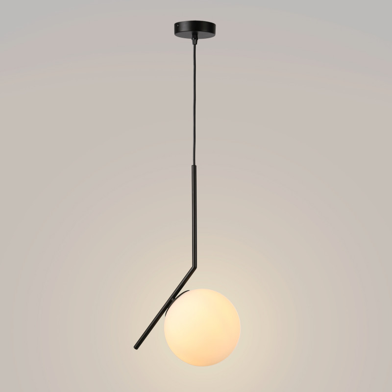 Crystal ball pendant light "HERMI" - E27
