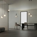 Crystal ball pendant light "HERMI" - E27