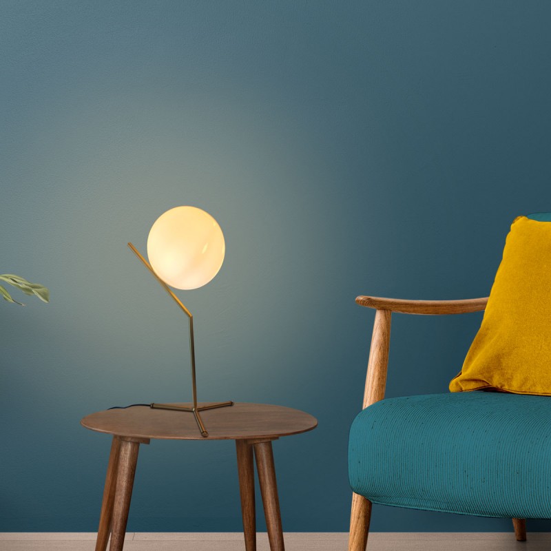 Crystal ball table lamp "NOLA" - E27 - Ø 16cm
