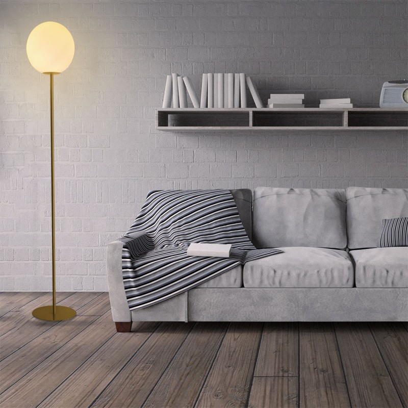 Crystal ball floor lamp "BAILEY" - E27