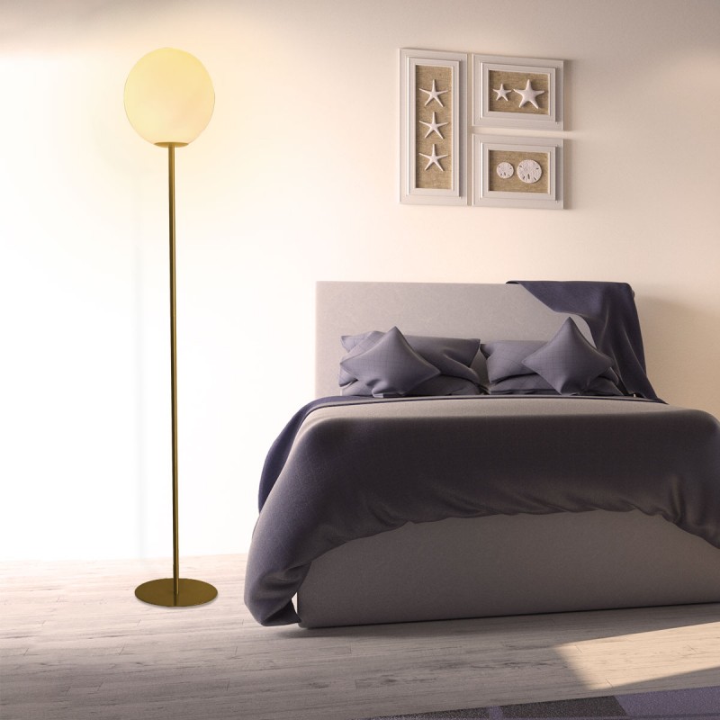 Crystal ball floor lamp "BAILEY" - E27