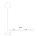Crystal ball floor lamp "BAILEY" - E27