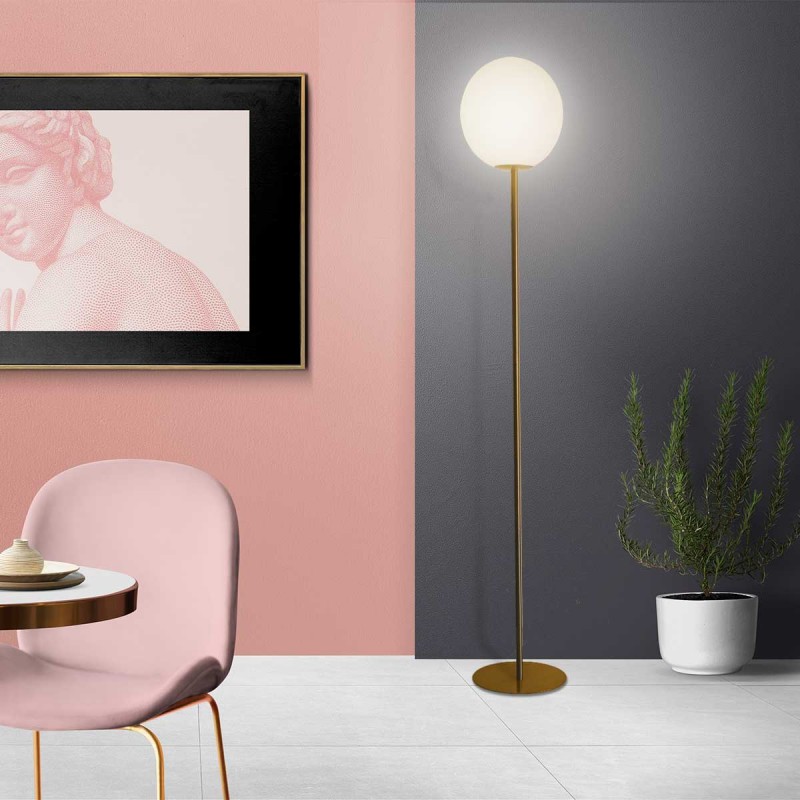 Crystal ball floor lamp "BAILEY" - E27