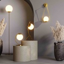 Crystal ball floor lamp "BAILEY" - E27