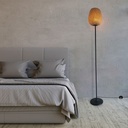 Wicker floor lamp "NIKKO".