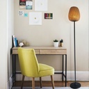 Wicker floor lamp "NIKKO".