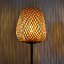 Wicker floor lamp "NIKKO".