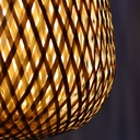 Wicker floor lamp "NIKKO".
