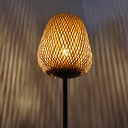 Wicker floor lamp "NIKKO".