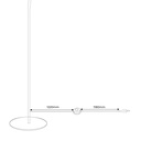 Wicker floor lamp "NIKKO".