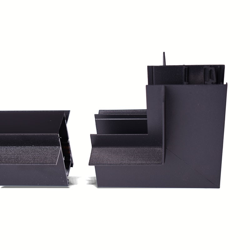 L-joint for recessed magnetic rails 20mm - Vertical