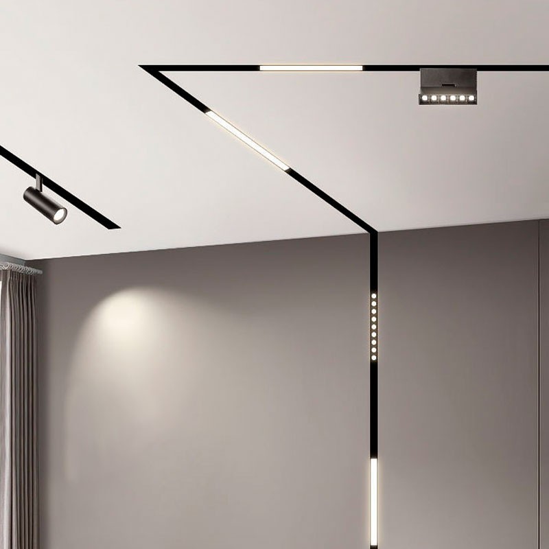 L-joint for recessed magnetic rails 20mm - Vertical