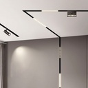 L-joint for recessed magnetic rails 20mm - Vertical