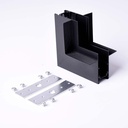 L-joint for recessed magnetic rails 20mm - Vertical