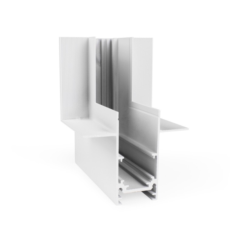 L-joint for recessed magnetic rails 20mm - Vertical
