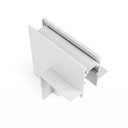 L-joint for recessed magnetic rails 20mm - Vertical