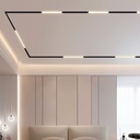 L-joint for recessed magnetic rails 20 mm - Horizontal