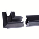 L-joint for recessed magnetic rails 20 mm - Horizontal