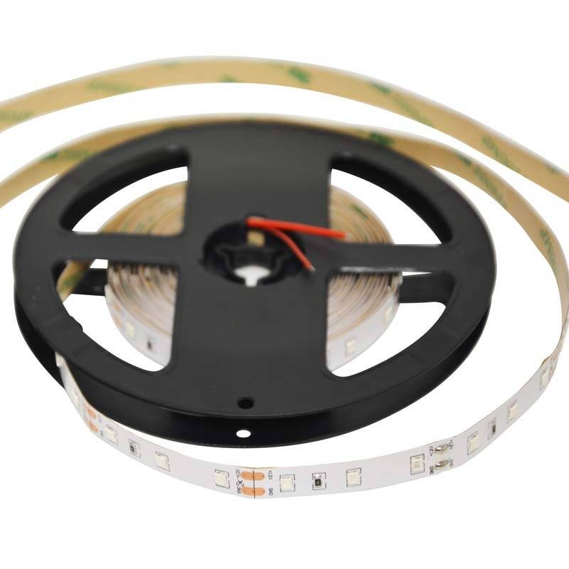 LED Strip 12V-DC 50W 10mm single color IP20 (SMD2835 60ch/m) 5 meter roll