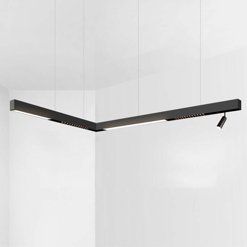 Magnetic track 48V + suspension kit - 1 meter