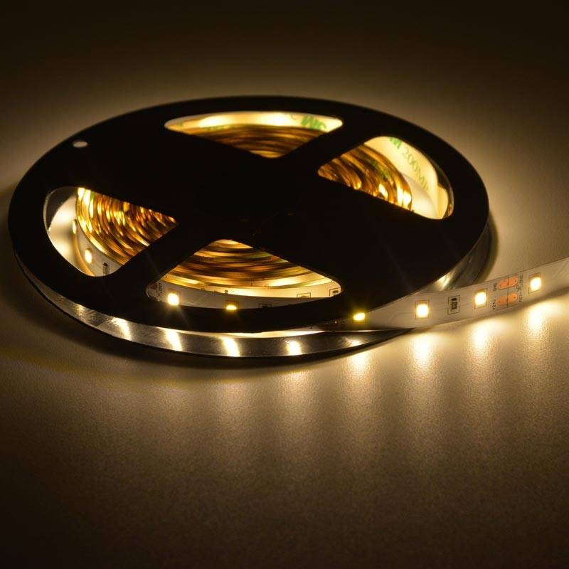 LED Strip 12V-DC 50W 10mm single color IP20 (SMD2835 60ch/m) 5 meter roll