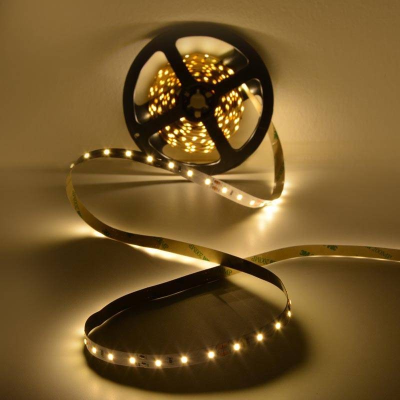 LED Strip 12V-DC 50W 10mm single color IP20 (SMD2835 60ch/m) 5 meter roll