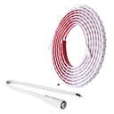Flexible monochrome LED Wall washer 24V DC - 5 meters - 2700K - IP67