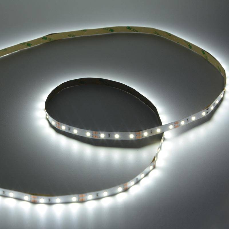 LED Strip 12V-DC 50W 10mm single color IP20 (SMD2835 60ch/m) 5 meter roll