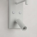 "NOAH" wall sconce with LED reading light - 3.4W