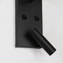 "NOAH" wall sconce with LED reading light - 3.4W