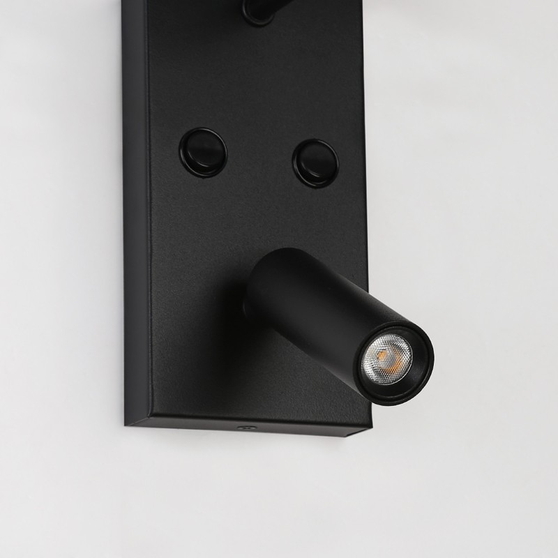 "NOAH" wall sconce with LED reading light - 3.4W