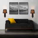 "NOAH" wall sconce with LED reading light - 3.4W