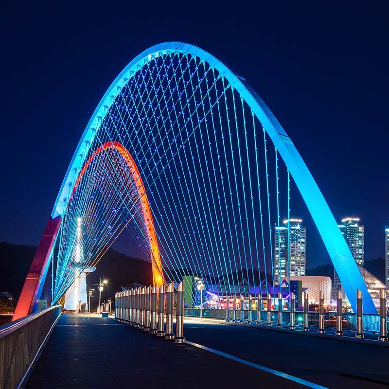 Flexible RGB LED Wall washer 24V DC - 5 meters - IP67