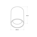 Polycarbonate ceiling light - GU10