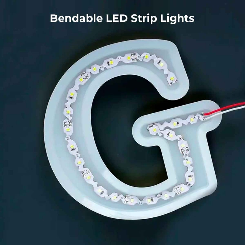 LED Strip 12V-DC 30W 6mm Zig Zag IP20 (SMD2835 60ch/m) 5 meter roll
