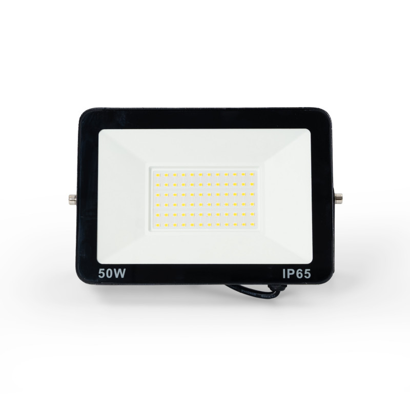 Pack of 10 outdoor LED floodlights 50W - 95lm/W - IP65