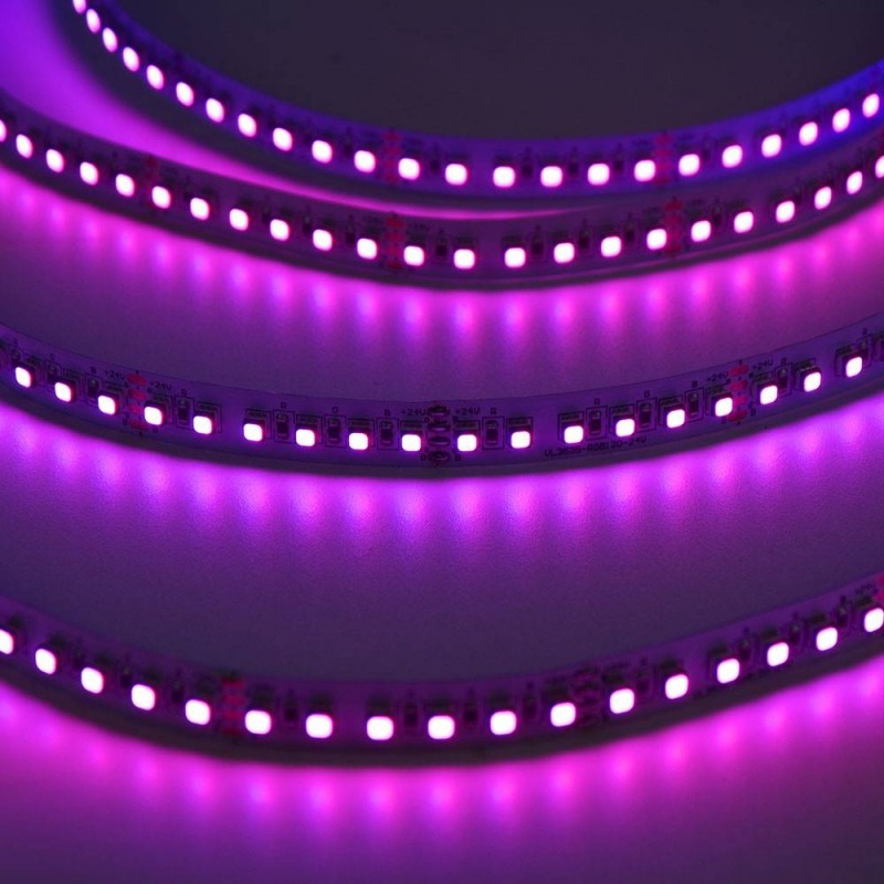 LED Strip 24V-DC 120W RGB IP20 SMD3535 PCB 12mm Roll 5 meters