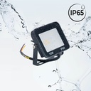 Pack of 5 outdoor LED floodlights 10W - 95lm/W - IP65