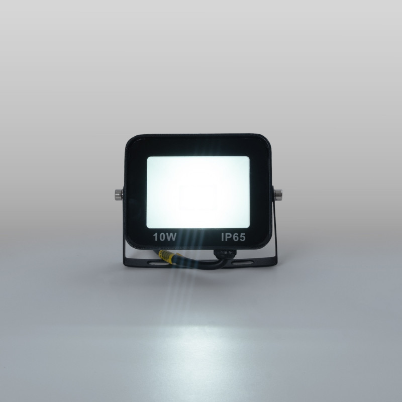 Pack of 5 outdoor LED floodlights 10W - 95lm/W - IP65