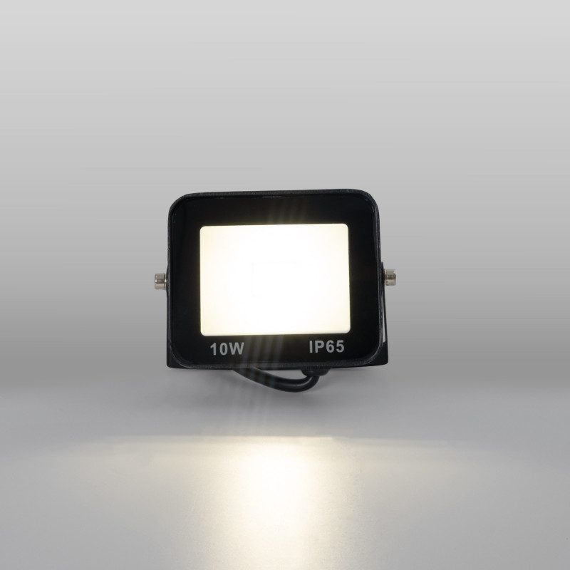 Pack of 5 outdoor LED floodlights 10W - 95lm/W - IP65