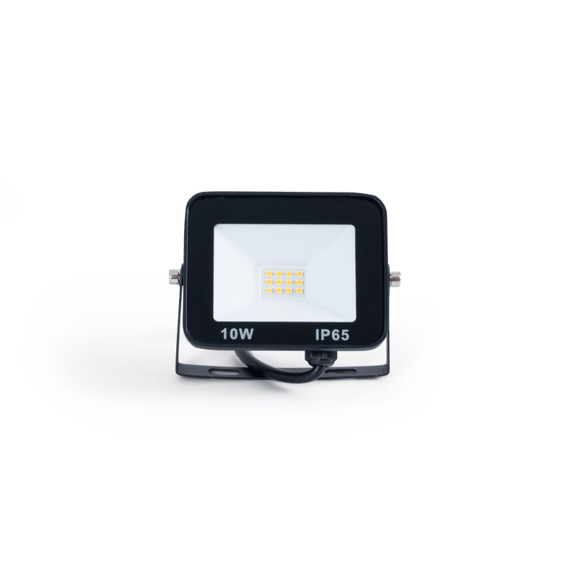 Pack of 10 outdoor LED floodlights 10W - 95lm/W - IP65
