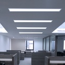Pack of 4 slim LED panels 120X30 cm - Driver Philips - 44W - UGR19