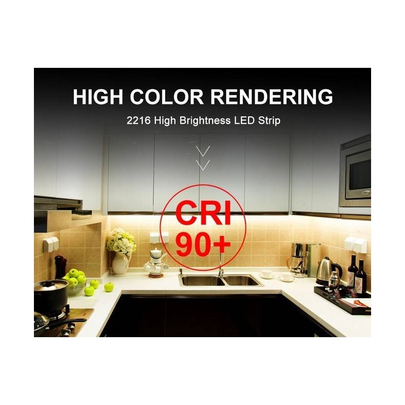 LED Strip 24V-DC 26W/m CRI90 single color IP20 5 meter roll