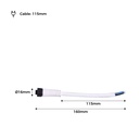 RGB connection cable for Flexible Swimsuit B1939-RGB
