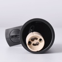Single-phase track spotlight with GU10 socket