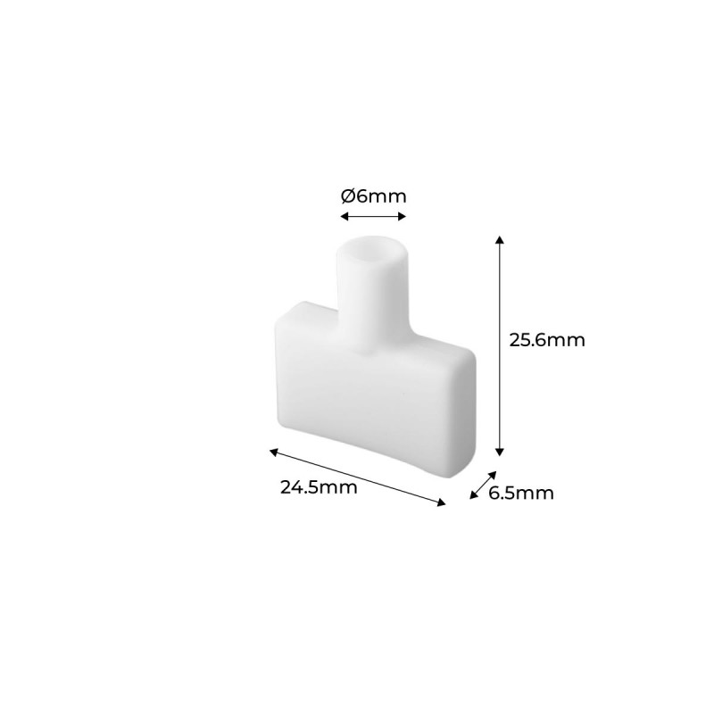 Start/end caps for flexible swimsuit - References: B1939-270 and B1939-RGB