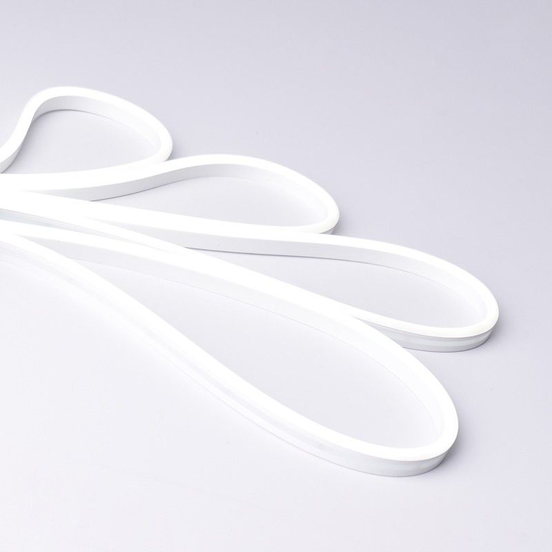 Flexible LED neon 24V DC - 6x13mm - 5 meters - Complete kit - 11W/m - IP67 - Lateral curvature